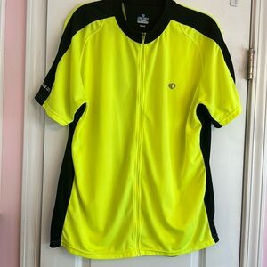 Pearl Izumi Men’s Bicycle shirt zip front waistband back pocket XXLG